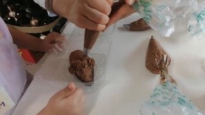 Детский мастер-класс: Пирожное КАРТОШКА в виде ёжика.