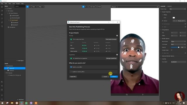 Создание базовой маски с рисунком и сглаживанием в Instagram смотреть онлайн