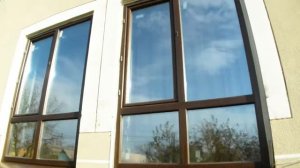 Арки и окна в цвете темный дуб