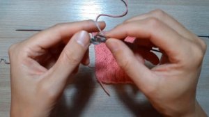 Узор Имитация косы спицами