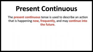 PRESENT TENSES | Quick Easy Explanation
