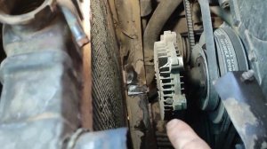 Mitsubishi Delica 1993 года. Замена радиатора