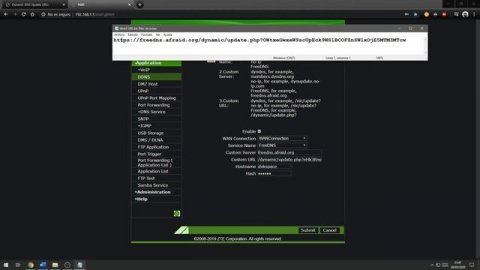 DynamicDNS - Router configuration