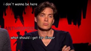 cillian murphy being done with interviews for 3 minutes and 19 seconds