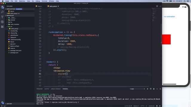 45 Not XY animations || React native for beginner to advance full course смотреть онлайн