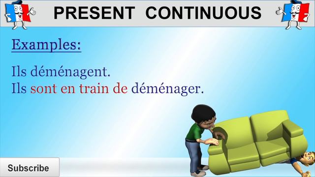 FRENCH GRAMMAR - THE PRESENT CONTINUOUS IN FRENCH смотреть онлайн