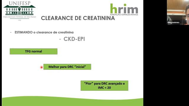 Avaliação de Função Renal - Dr Diego Ennes - 08 Março 2021 смотреть онлайн