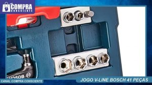 Kit de Ferramentas bosch vale a pena? kit bosch v-line 41 peças é bom?