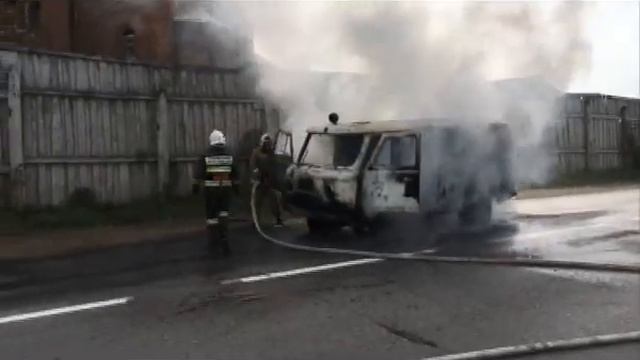 КунгурТВ 06 09 2018 Сгорел УАЗик