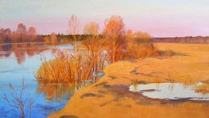 Художник Виктор Бычков. Осенние этюды . Живопись.