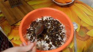 Салат с селедкой и грибами