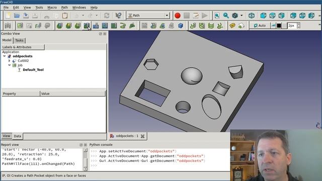 FreeCAD Path Start Points смотреть онлайн