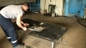 ЗИЛ-Бычок 5301 | Перетягиваю потолок в кожзам!