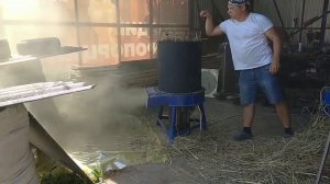 Сенодробилка 11квт 650й барабан, сито 3мм.