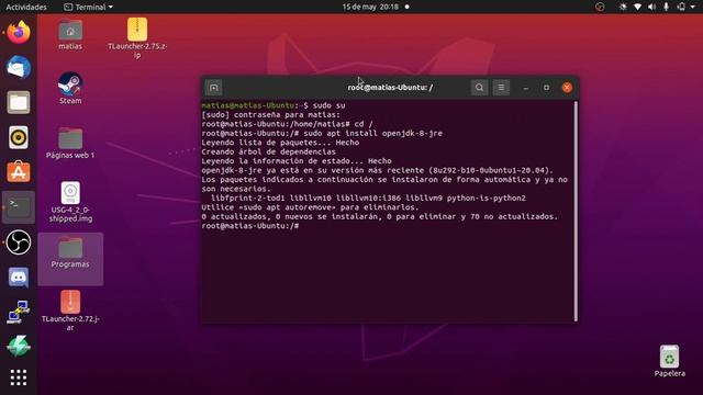 Como Instalar TLauncher en ubuntu 20.04 LTS | Launcher Minecraft 2021 | Ubuntu смотреть онлайн