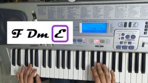 Voyage Voyage - Easy How to Play on Piano with Chords