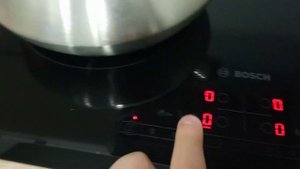 Как включить чудо плиту от bosch