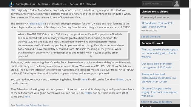 FNA -- XNA LIVES!!! (And Now Supports Vulkan Too!) смотреть онлайн