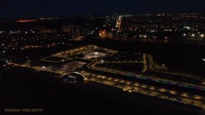 Новая набережная в городе Тольятти / Автозаводский район / Самарская область / Russia
