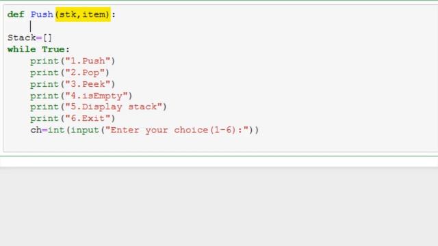 Python Stack