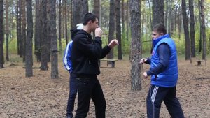 Олег Хафизов. Мастер-класс по самообороне. 2 занятие. Самооборона на улице