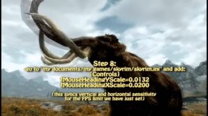 Skyrim: howto fix input lag and vertical sensitivity for mouse and 360 controller (PC)