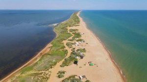 ВЕСЕЛОВКА.БУГАЗСКАЯ КОСА РАЙСКОЕ МЕСТО /Самые красивые виды на Черном море с квадрокоптера