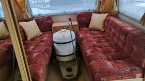 Обзор двуосного-автодома,каравана.прицепа-дачи  Elddis Avante 2004 год 6 мест с палаткой в комплект