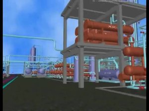 Виртуальная интерактивная заводская установка