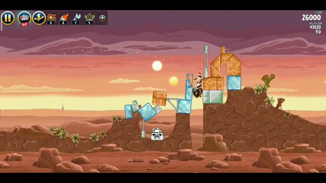 Angry birds star wars. В гости к Татуину. смотреть онлайн