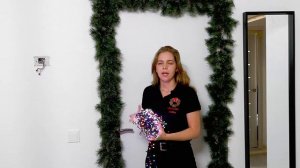 Входная группа. Как украсить дверь к рождественским праздникам.