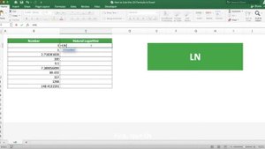 How to Use the LN Formula in Excel - Compute Expert