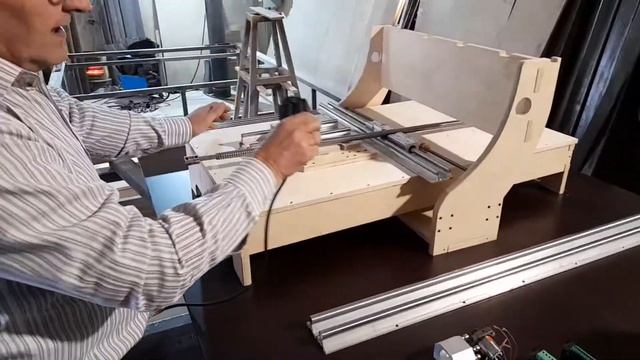 ЧПУ своими руками. Станок из фанеры. CNC with your own hands. Plywood machine смотреть онлайн
