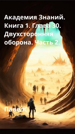 Академия Знаний. Книга 1. Глава 30. Двухсторонняя оборона. Часть 2.