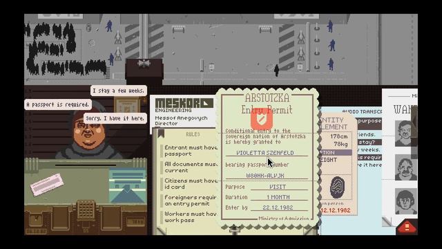Let's Play Papers Please Part 5 смотреть онлайн