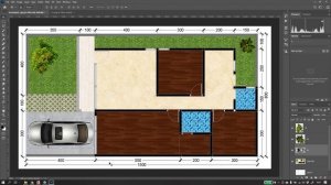 CARA MEMBUAT DENAH WARNA MENGGUNAKAN AUTOCAD DAN PHOTOSHOP