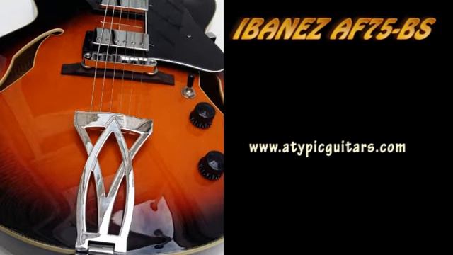 ibanez AF75 BS - Semi Hollow 2012 смотреть онлайн