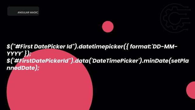 Min Date and Max Date on Date Picker Issue смотреть онлайн