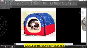 Dog Bed Drawing - in AutoCAD Blocks | Free Autocad Dog Bed Dwg Download #autocad #cadblocks