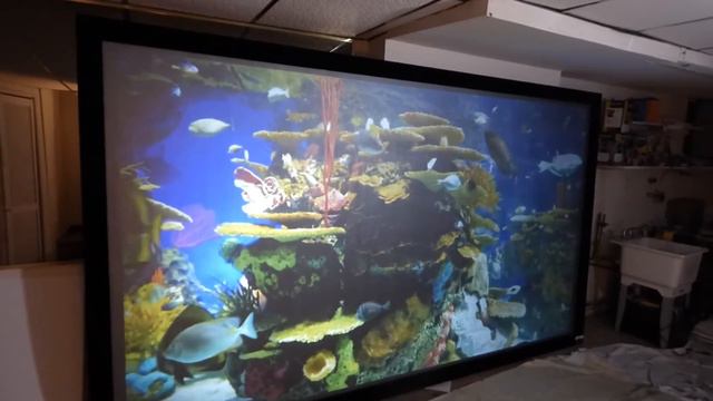 NEW CRYSTAL EDGE PLATINUM 4K CINEMA 150" 16:9 SCREEN DIRECT HIT WITH A SPOTLIGHT смотреть онлайн