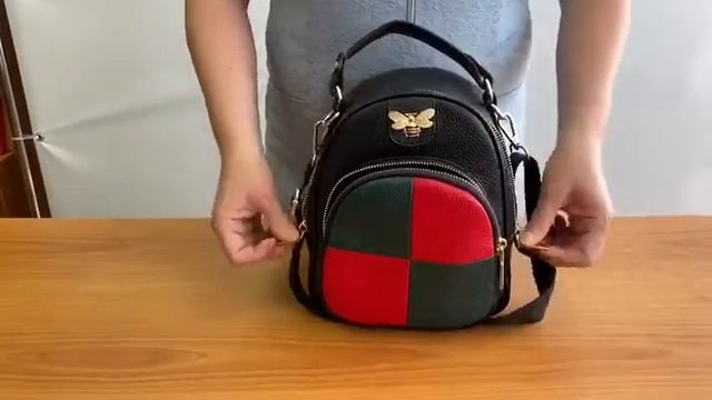 Сумки оптом 2020 – Женский рюкзак трансформер из натуральной кожи A011NK0520 смотреть онлайн