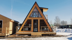 Каркасный дом «A-frame»