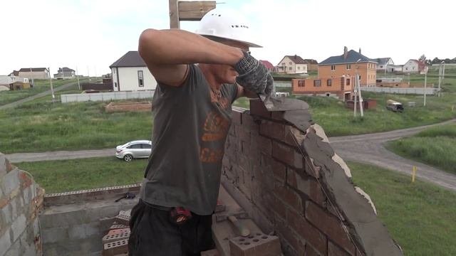 Урок №13.Фронтон.Как класть Фронтон?Часть 2 из 2.
