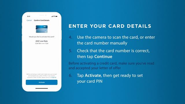 How to: Activate an eligible card and set card PIN in the ANZ App смотреть онлайн