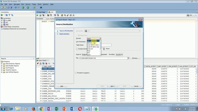 Get Database data to Excel sheet(CCV) Format from SQL Developer смотреть онлайн