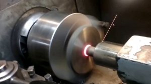 Сварка трением, на токарном станке