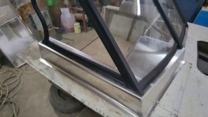 Калёное стекло и консоли на лодку Прогресс4 под заказ