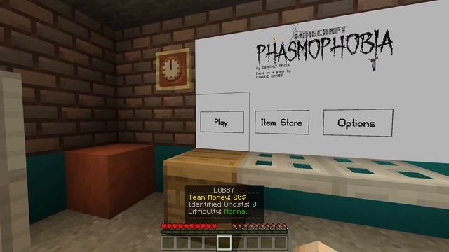 PLAYING Phasmophobia in Minecraft PE смотреть онлайн