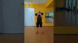 Толчок двух гирь 5 минут., гири 12 кг. Вершковой Даниил.