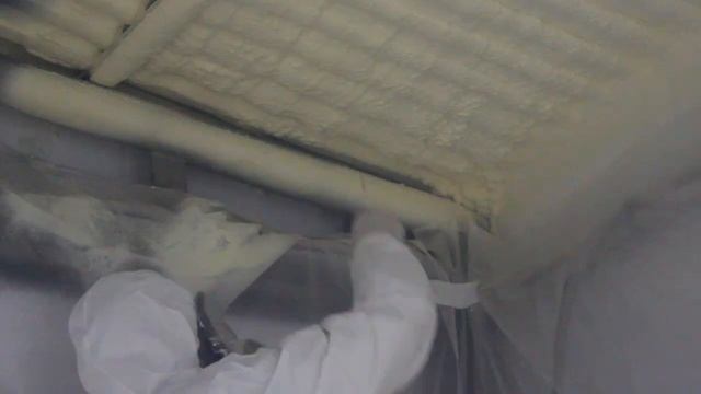 Напыление пенополиуретана на потолок 100 кв м производственного здания смотреть онлайн